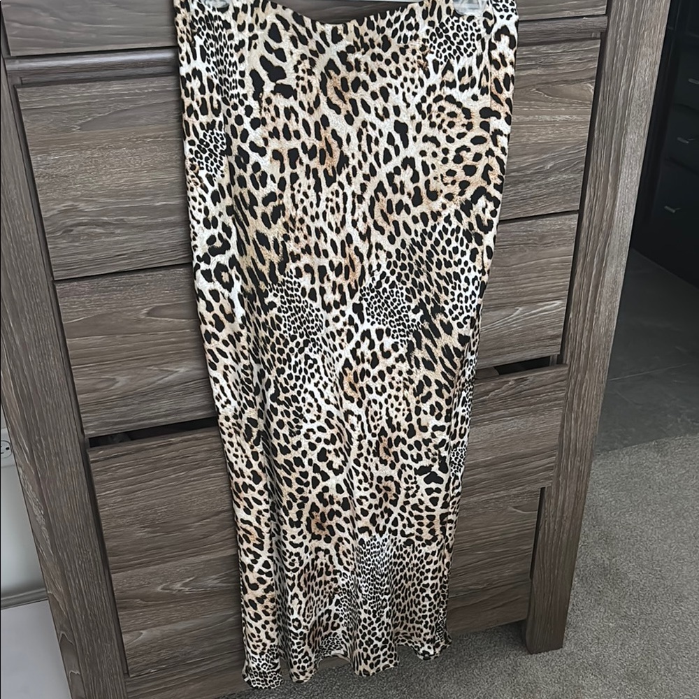 Zara Leopard Print Skirt